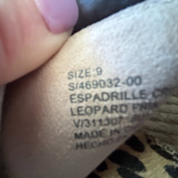 Gap Cross Strap Espadrille Sandals, Size 9 - Picture 4 of 5